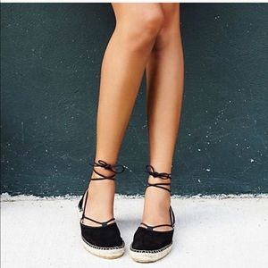 Free People Marina Lace Up Espadrille